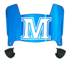 Maine Black Bears Mini Football Helmet Visor Shield w/ Clips - PICK VISOR & LOGO COLOR