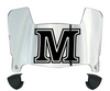 Maine Black Bears Mini Football Helmet Visor Shield w/ Clips - PICK VISOR & LOGO COLOR