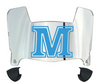 Maine Black Bears Mini Football Helmet Visor Shield w/ Clips - PICK VISOR & LOGO COLOR
