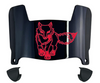 Marist Red Foxes Mini Football Helmet Visor Shield w/ Clips - PICK VISOR & LOGO COLOR