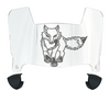 Marist Red Foxes Mini Football Helmet Visor Shield w/ Clips - PICK VISOR & LOGO COLOR