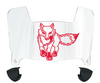 Marist Red Foxes Mini Football Helmet Visor Shield w/ Clips - PICK VISOR & LOGO COLOR