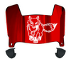 Marist Red Foxes Mini Football Helmet Visor Shield w/ Clips - PICK VISOR & LOGO COLOR