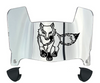 Marist Red Foxes Mini Football Helmet Visor Shield w/ Clips - PICK VISOR & LOGO COLOR