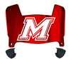 Marist Red Foxes Mini Football Helmet Visor Shield w/ Clips - PICK VISOR & LOGO COLOR