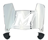 Marist Red Foxes Mini Football Helmet Visor Shield w/ Clips - PICK VISOR & LOGO COLOR