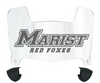 Marist Red Foxes Mini Football Helmet Visor Shield w/ Clips - PICK VISOR & LOGO COLOR