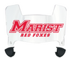 Marist Red Foxes Mini Football Helmet Visor Shield w/ Clips - PICK VISOR & LOGO COLOR