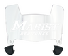 Marist Red Foxes Mini Football Helmet Visor Shield w/ Clips - PICK VISOR & LOGO COLOR