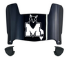 Marist Red Foxes Mini Football Helmet Visor Shield w/ Clips - PICK VISOR & LOGO COLOR
