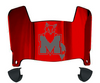 Marist Red Foxes Mini Football Helmet Visor Shield w/ Clips - PICK VISOR & LOGO COLOR