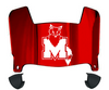 Marist Red Foxes Mini Football Helmet Visor Shield w/ Clips - PICK VISOR & LOGO COLOR