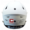 Maroon 3D Football Helmet Bumper Captain Patch Jersey C Style - Perfect for Adult & Youth Full Size Football Helmets