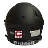 Maroon 3D Football Helmet Bumper Captain Patch Jersey C Style - Perfect for Adult & Youth Full Size Football Helmets