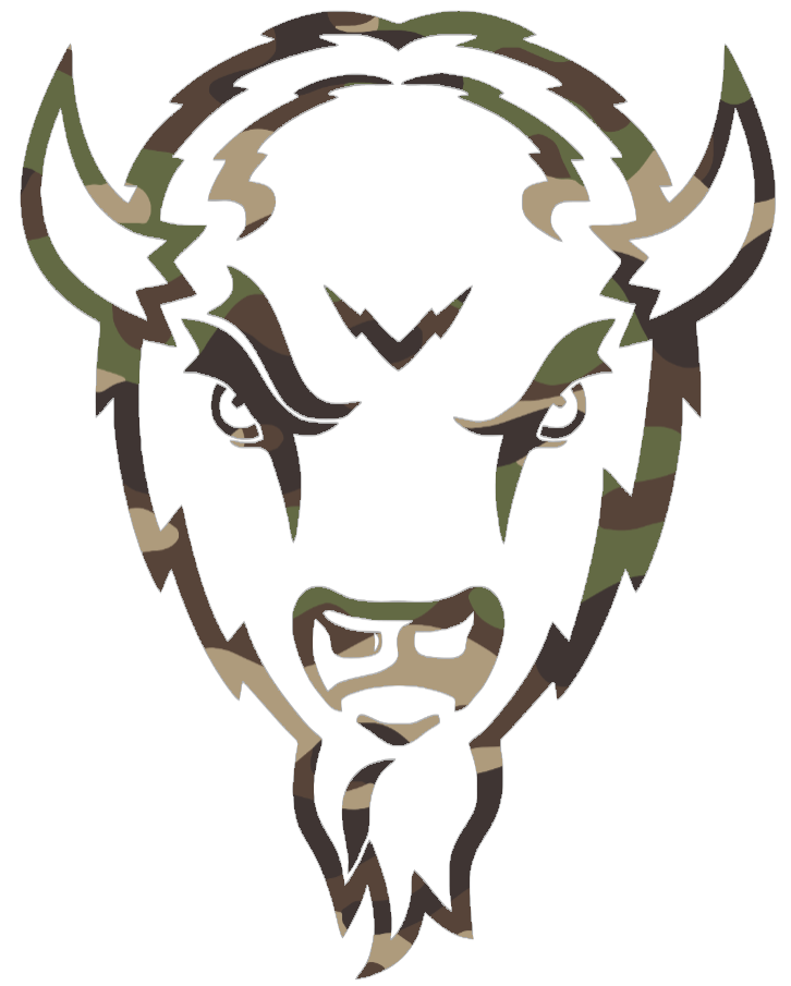 Marshall Thundering Herd Woodland Camo Camouflage Mascot Logo Premium DieCut Vinyl Decal PICK SIZE