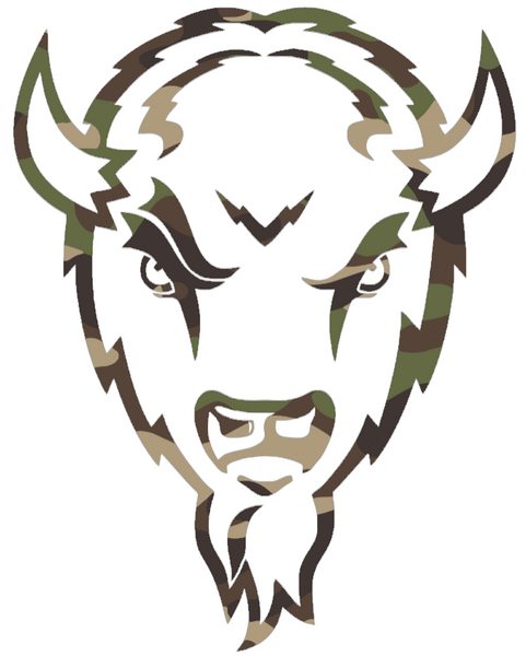 Marshall Thundering Herd Woodland Camo Camouflage Mascot Logo Premium DieCut Vinyl Decal PICK SIZE