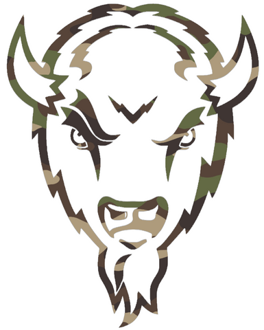 Marshall Thundering Herd Woodland Camo Camouflage Mascot Logo Premium DieCut Vinyl Decal PICK SIZE