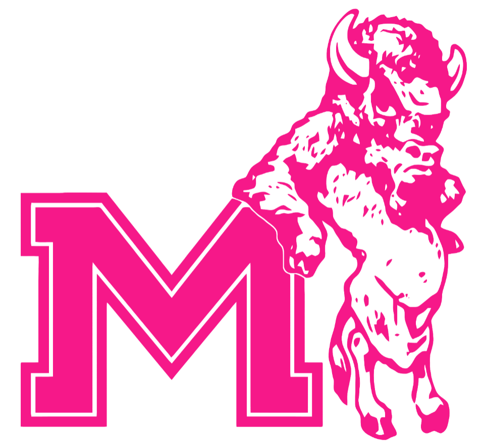 Marshall Thundering Herd Hot Pink Retro Throwback Premium DieCut Vinyl Decal PICK SIZE