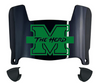 Marshall Thundering Herd Mini Football Helmet Visor Shield w/ Clips - PICK VISOR & LOGO COLOR