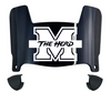 Marshall Thundering Herd Mini Football Helmet Visor Shield w/ Clips - PICK VISOR & LOGO COLOR