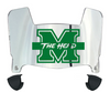 Marshall Thundering Herd Mini Football Helmet Visor Shield w/ Clips - PICK VISOR & LOGO COLOR
