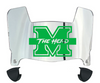 Marshall Thundering Herd Mini Football Helmet Visor Shield w/ Clips - PICK VISOR & LOGO COLOR