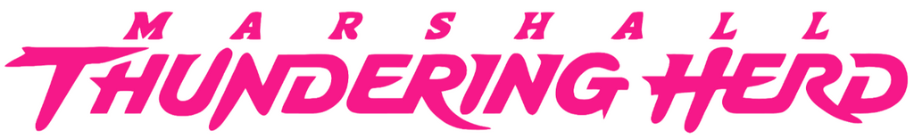 Marshall Thundering Herd Hot Pink Team Name Logo Premium DieCut Vinyl Decal PICK SIZE
