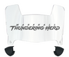 Marshall Thundering Herd Mini Football Helmet Visor Shield w/ Clips - PICK VISOR & LOGO COLOR