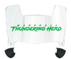 Marshall Thundering Herd Mini Football Helmet Visor Shield w/ Clips - PICK VISOR & LOGO COLOR