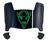 Marshall Thundering Herd Mini Football Helmet Visor Shield w/ Clips - PICK VISOR & LOGO COLOR