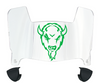 Marshall Thundering Herd Mini Football Helmet Visor Shield w/ Clips - PICK VISOR & LOGO COLOR