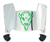 Marshall Thundering Herd Mini Football Helmet Visor Shield w/ Clips - PICK VISOR & LOGO COLOR