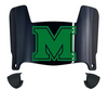 Marshall Thundering Herd Mini Football Helmet Visor Shield w/ Clips - PICK VISOR & LOGO COLOR
