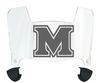 Marshall Thundering Herd Mini Football Helmet Visor Shield w/ Clips - PICK VISOR & LOGO COLOR