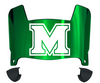 Marshall Thundering Herd Mini Football Helmet Visor Shield w/ Clips - PICK VISOR & LOGO COLOR