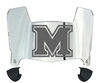 Marshall Thundering Herd Mini Football Helmet Visor Shield w/ Clips - PICK VISOR & LOGO COLOR