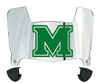 Marshall Thundering Herd Mini Football Helmet Visor Shield w/ Clips - PICK VISOR & LOGO COLOR