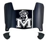 Marshall Thundering Herd Mini Football Helmet Visor Shield w/ Clips - PICK VISOR & LOGO COLOR