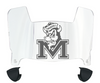 Marshall Thundering Herd Mini Football Helmet Visor Shield w/ Clips - PICK VISOR & LOGO COLOR