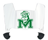 Marshall Thundering Herd Mini Football Helmet Visor Shield w/ Clips - PICK VISOR & LOGO COLOR