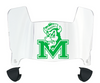 Marshall Thundering Herd Mini Football Helmet Visor Shield w/ Clips - PICK VISOR & LOGO COLOR