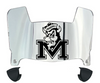 Marshall Thundering Herd Mini Football Helmet Visor Shield w/ Clips - PICK VISOR & LOGO COLOR