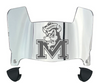 Marshall Thundering Herd Mini Football Helmet Visor Shield w/ Clips - PICK VISOR & LOGO COLOR