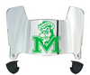Marshall Thundering Herd Mini Football Helmet Visor Shield w/ Clips - PICK VISOR & LOGO COLOR