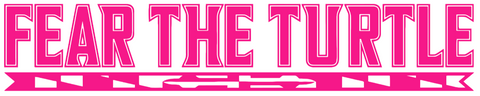 Maryland Terrapins Hot Pink Fear The Turtle Logo Premium DieCut Vinyl Decal PICK SIZE