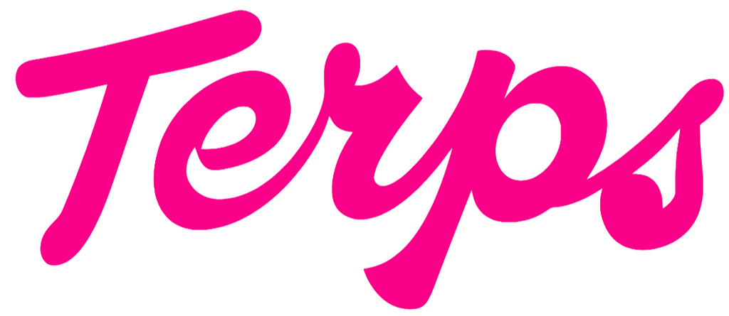Maryland Terrapins Hot Pink Script Logo Premium DieCut Vinyl Decal PICK SIZE