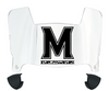 Maryland Terrapins Mini Football Helmet Visor Shield w/ Clips - PICK VISOR & LOGO COLOR