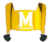 Maryland Terrapins Mini Football Helmet Visor Shield w/ Clips - PICK VISOR & LOGO COLOR