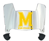 Maryland Terrapins Mini Football Helmet Visor Shield w/ Clips - PICK VISOR & LOGO COLOR