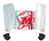 Maryland Terrapins Mini Football Helmet Visor Shield w/ Clips - PICK VISOR & LOGO COLOR